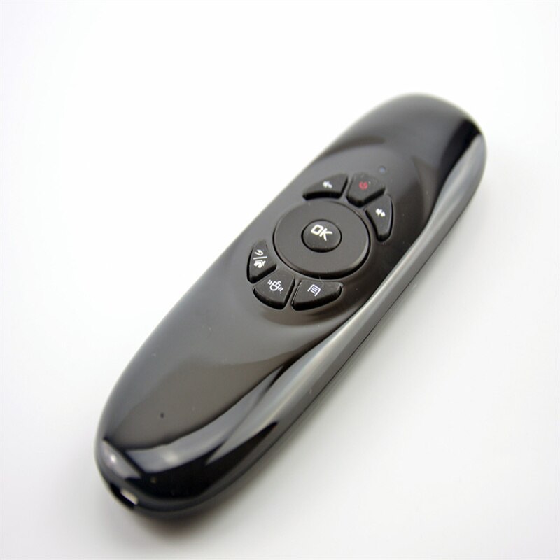 Laser Pointer Presenter - C120空気マウスミニキーボードマウス体性感覚ジャイロスコープ両面リモコンpc用android tvボックス