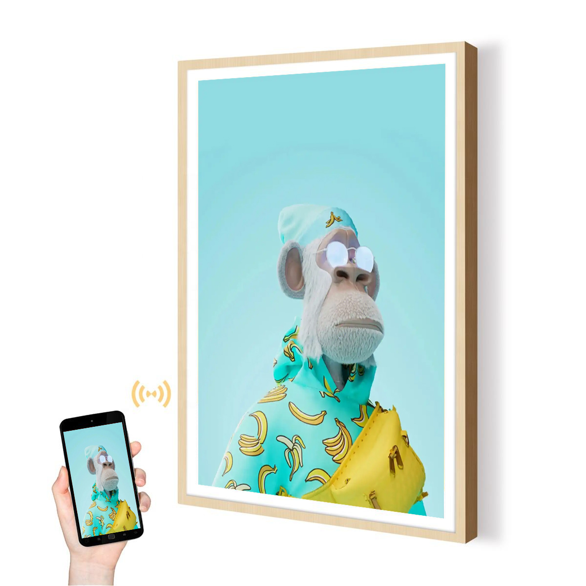 27 インチスマートクラウド写真ビデオ NFT ディスプレイ - Digital Photo Frame Wifi のレビューと価格