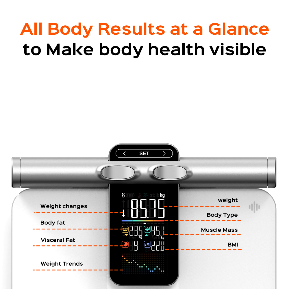 2025年新型オフライン測定機能付き体重計 体脂肪計 体組成 - Body Fat Scale Smart のレビューと価格