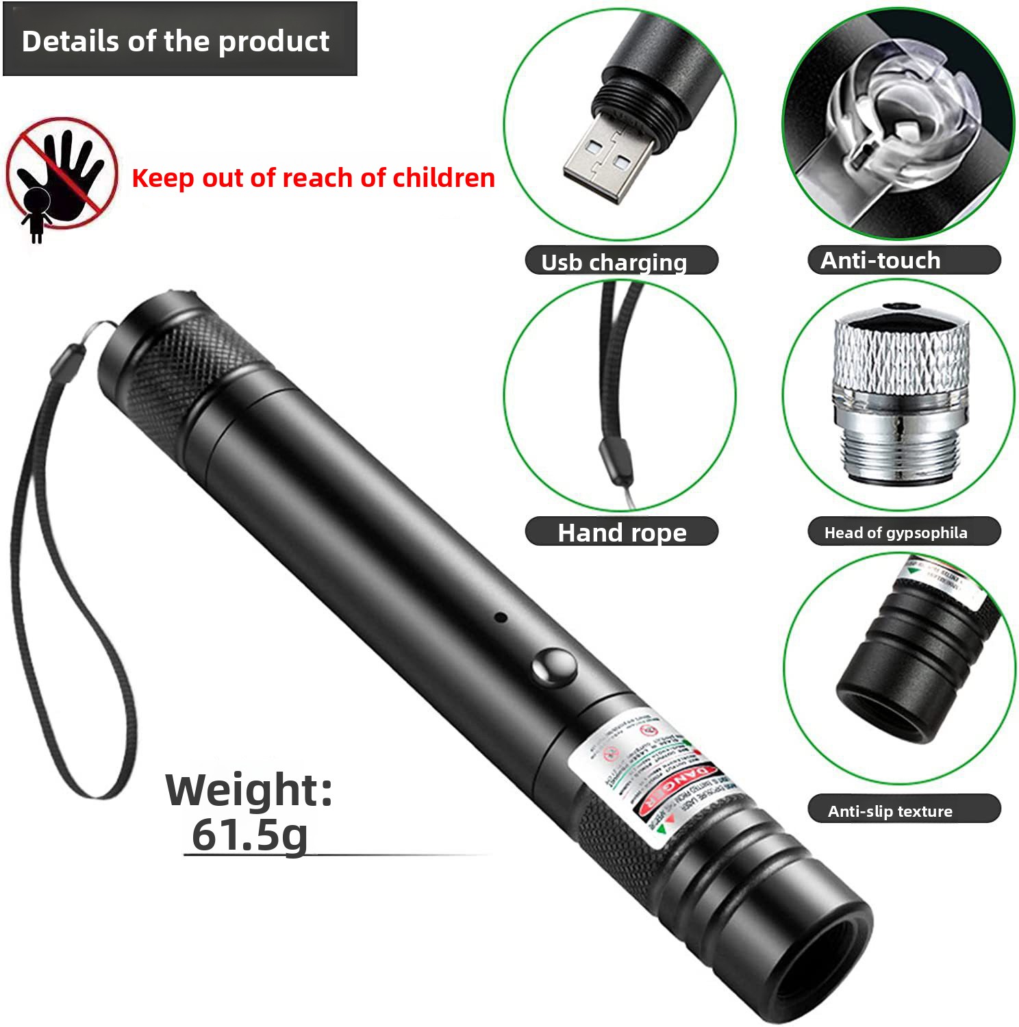 USBミニレーザーポインター710 猫用、インタラクティブL - Laser Pointer Presenter のレビューと価格