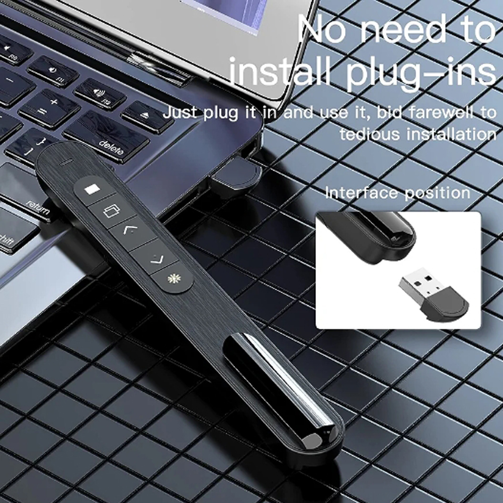 ワイヤレスフリップペンプレゼンテーションクリッカーレーザーポ - Laser Pointer Presenter のレビューと価格