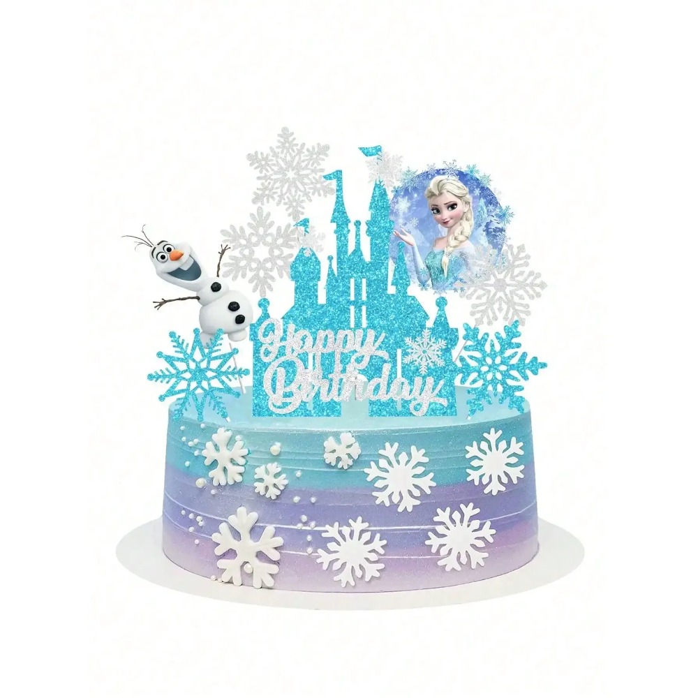 2026年版 8個入り フローズン ケーキトッパーセット テ - Elsa Gadget のレビューと価格