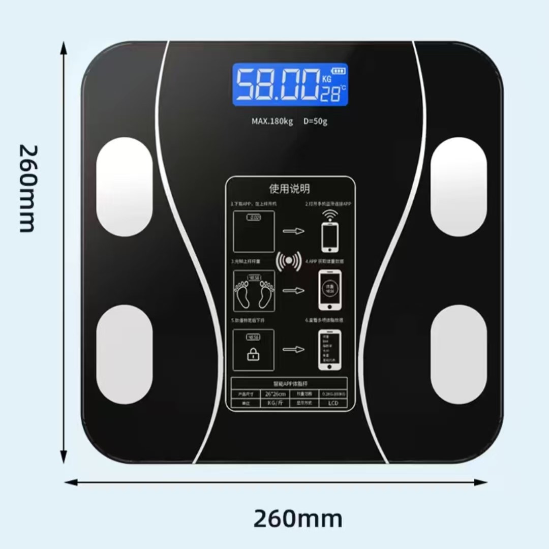 新しいUSB体脂肪計、インテリジェントで正確な家庭用脂肪計、 - Body Fat Scale Smart のレビューと価格