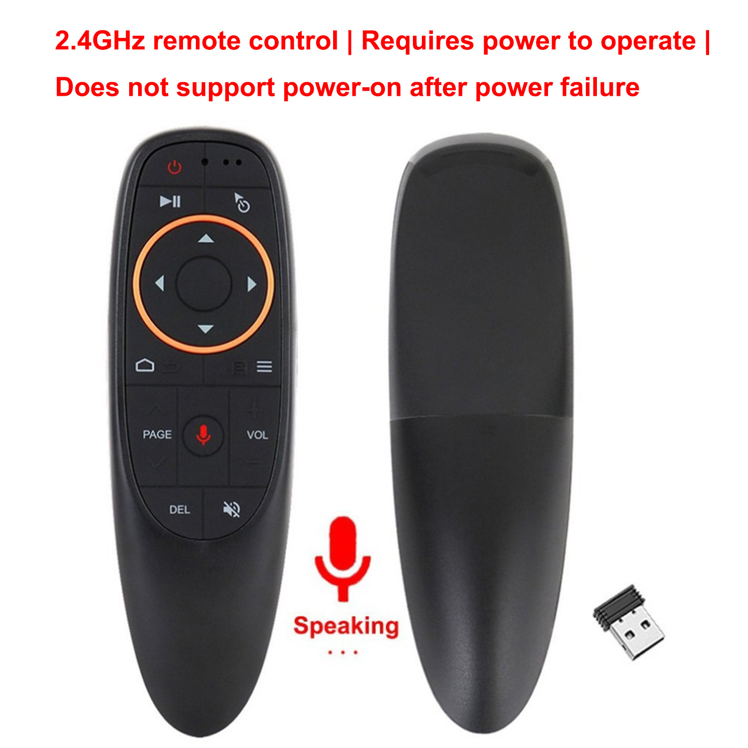 G10Sエアマウス音声リモコン2.4Gワイヤレスジャイロスコ - Laser Pointer Presenter のレビューと価格