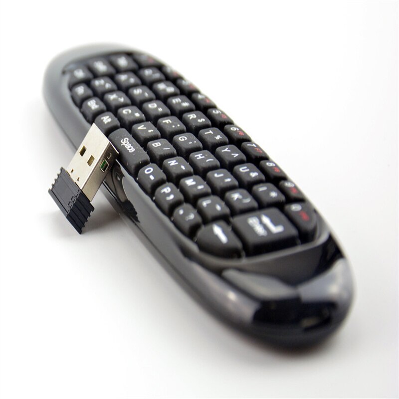 C120空気マウスミニキーボードマウス体性感覚ジャイロスコー - Laser Pointer Presenter のレビューと価格