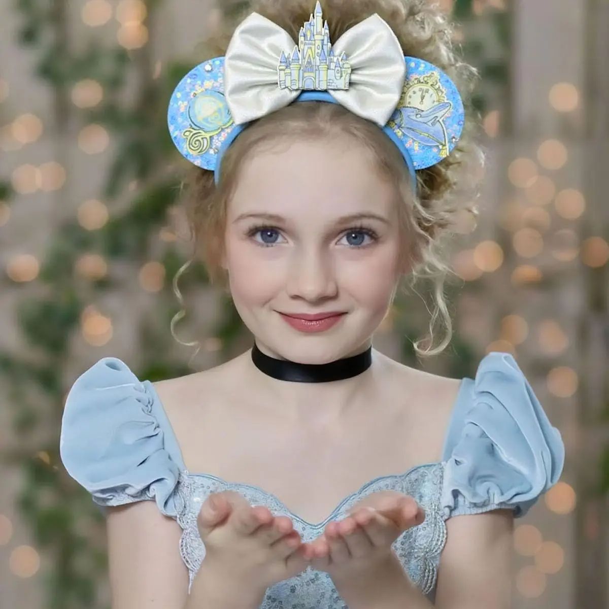 新しいマウスイヤーヘッドバンド、女性と女の子向け、青いスパン - Elsa Gadget のレビューと価格